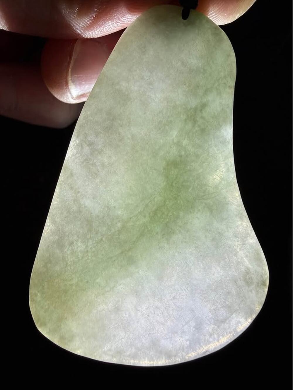 Certified Type A Jadeite Freeform Pendant 34.80g